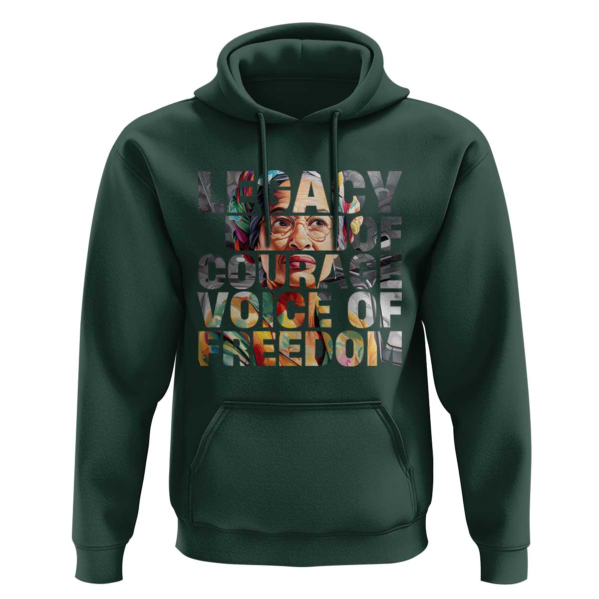 Rosa Parks Hoodie Legacy Of Courage Voice Of Freedom