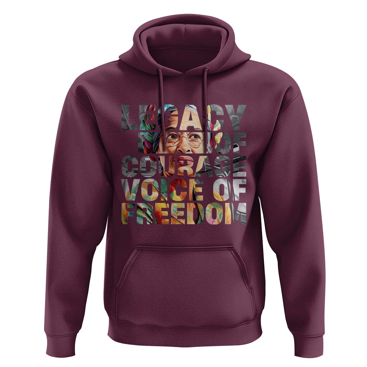 Rosa Parks Hoodie Legacy Of Courage Voice Of Freedom