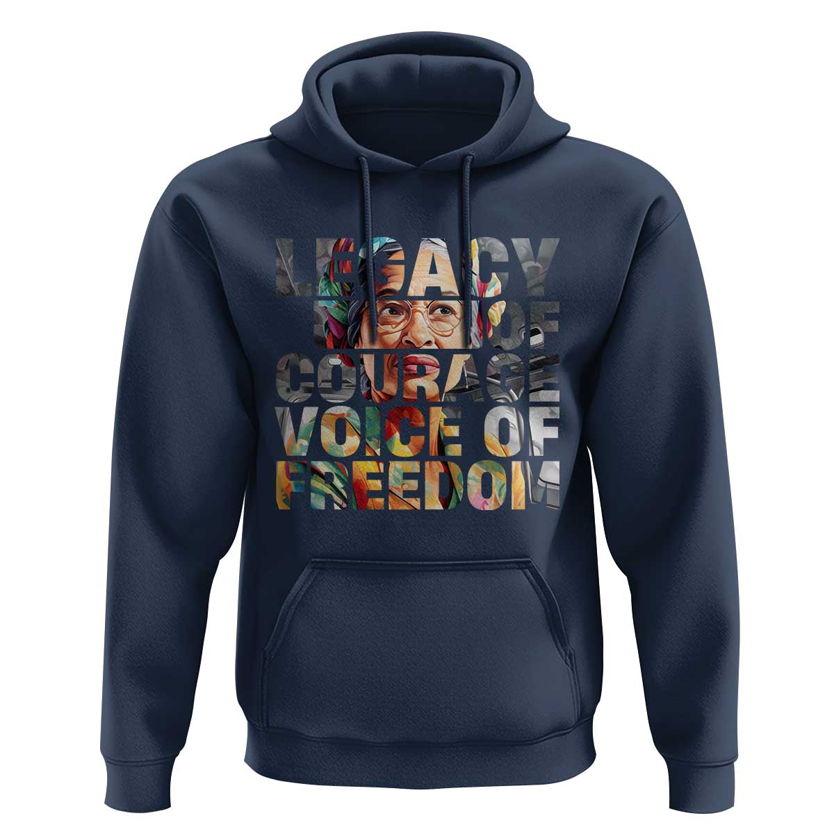 Rosa Parks Hoodie Legacy Of Courage Voice Of Freedom