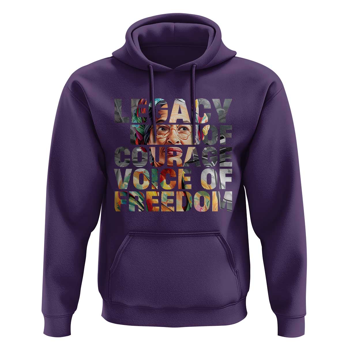 Rosa Parks Hoodie Legacy Of Courage Voice Of Freedom