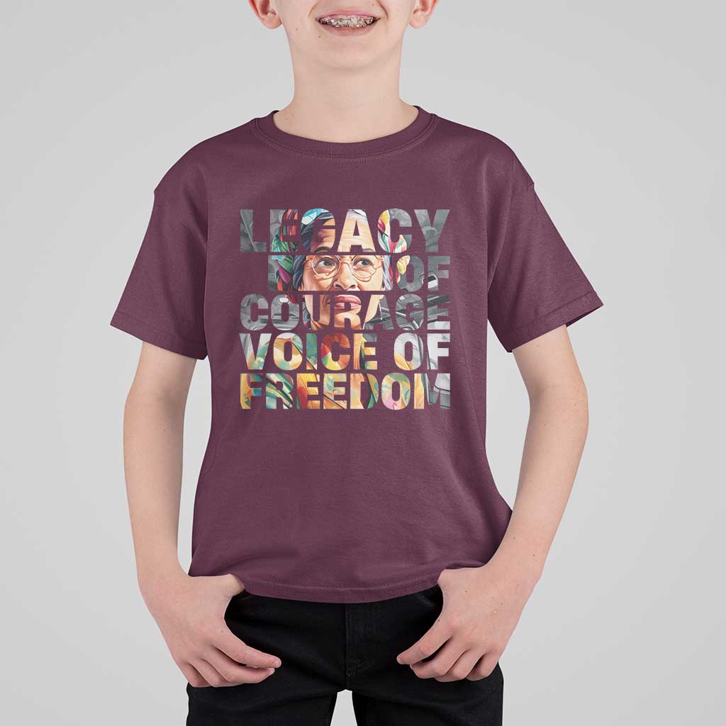 Rosa Parks T Shirt For Kid Legacy Of Courage Voice Of Freedom