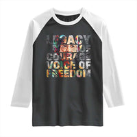 Rosa Parks Raglan Shirt Legacy Of Courage Voice Of Freedom