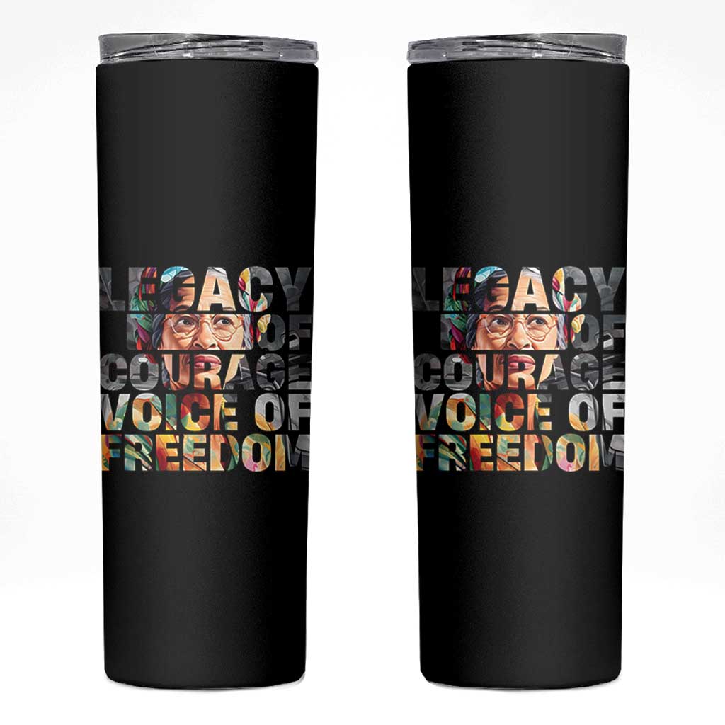Rosa Parks Skinny Tumbler Legacy Of Courage Voice Of Freedom