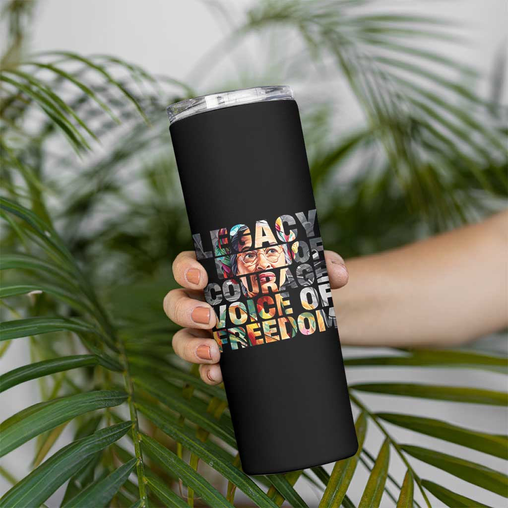 Rosa Parks Skinny Tumbler Legacy Of Courage Voice Of Freedom