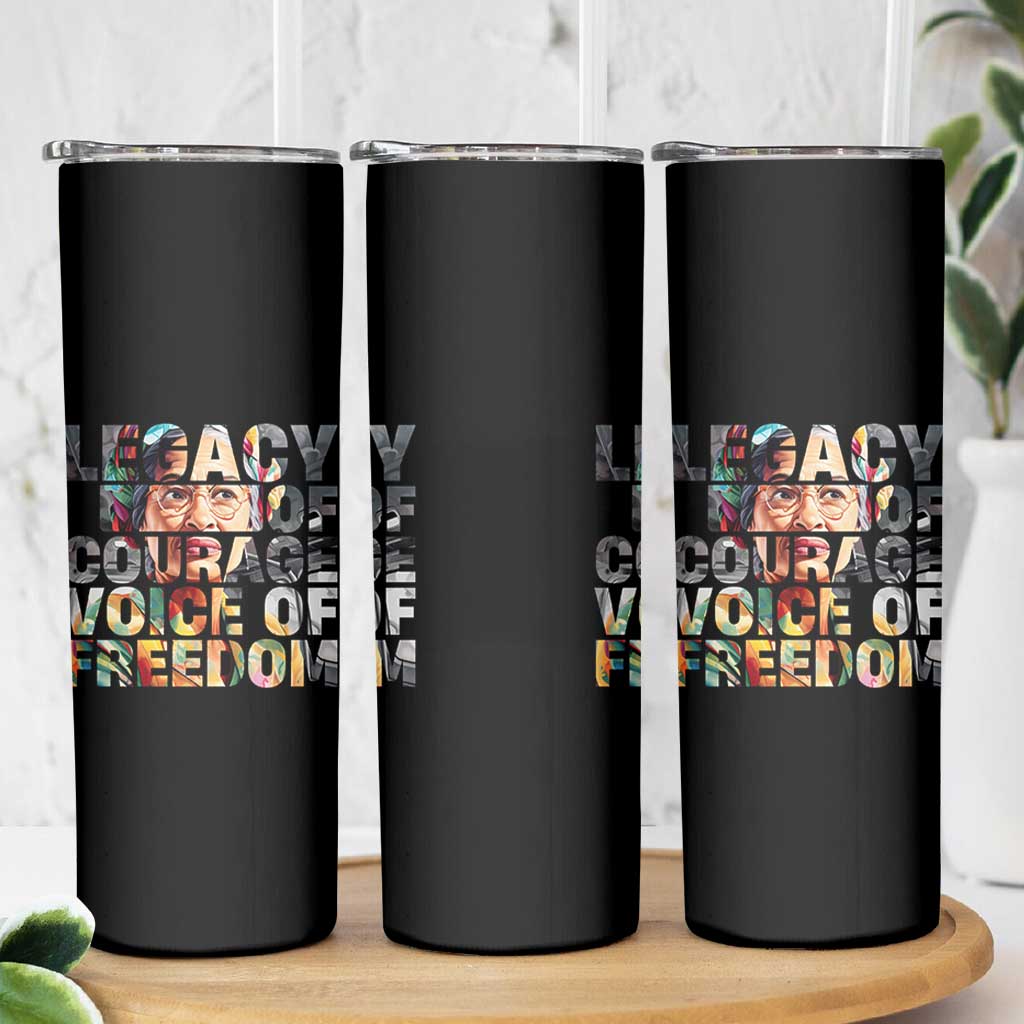 Rosa Parks Skinny Tumbler Legacy Of Courage Voice Of Freedom