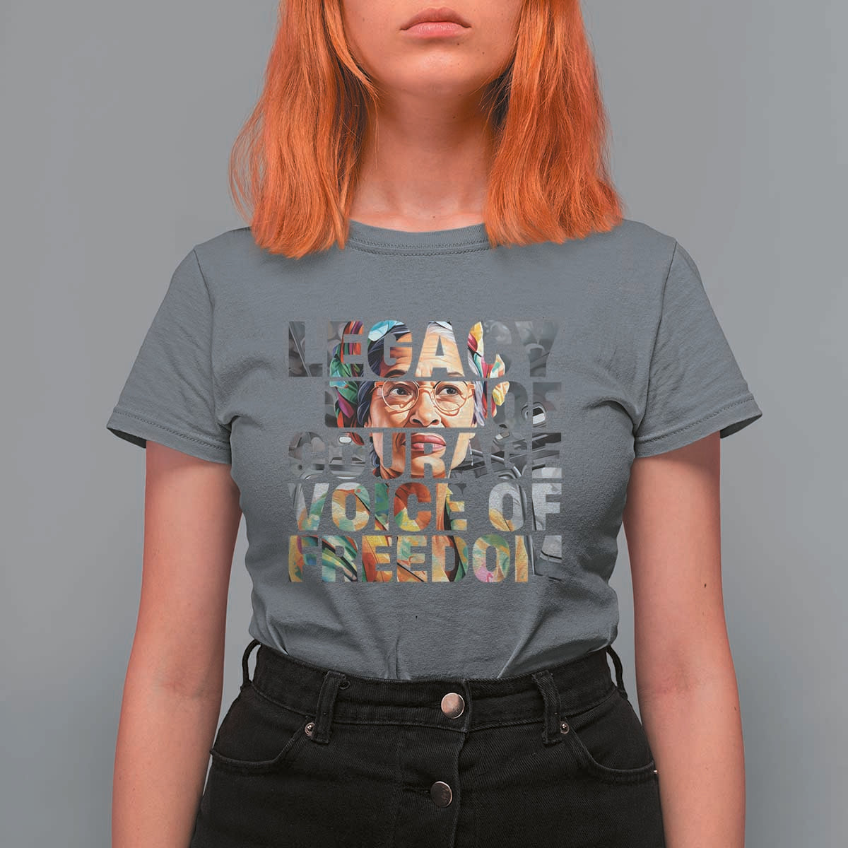 Rosa Parks T Shirt For Women Legacy Of Courage Voice Of Freedom