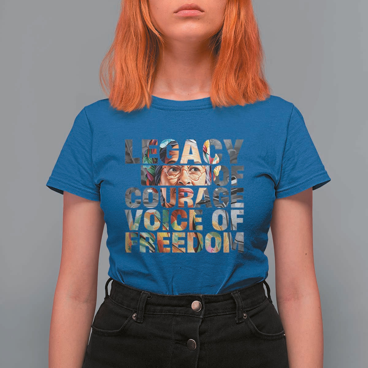 Rosa Parks T Shirt For Women Legacy Of Courage Voice Of Freedom
