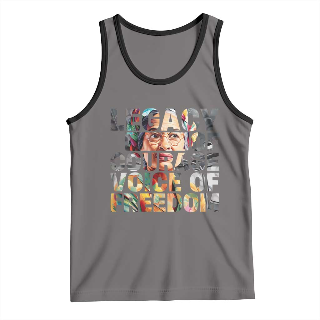 Rosa Parks Tank Top Legacy Of Courage Voice Of Freedom