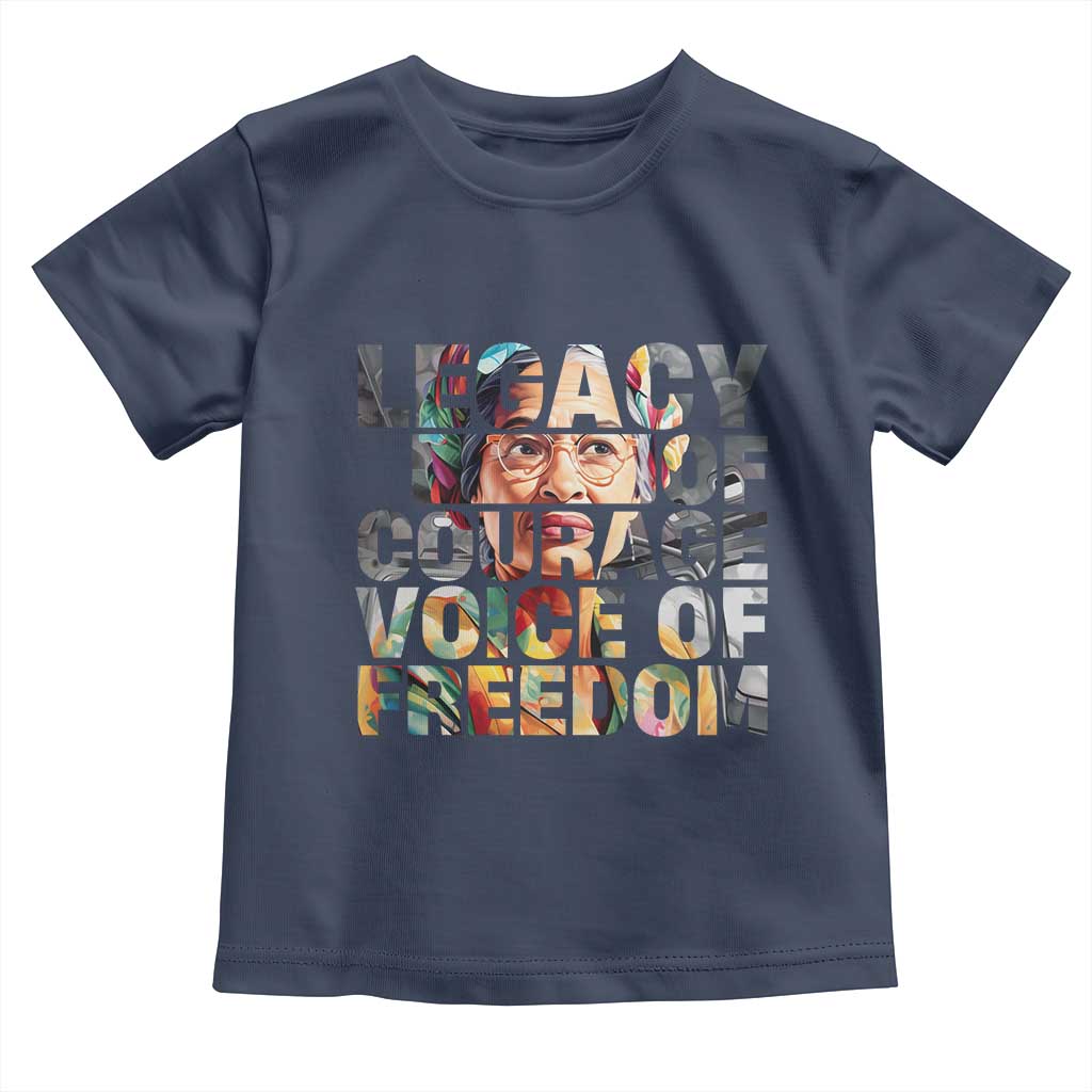 Rosa Parks Toddler T Shirt Legacy Of Courage Voice Of Freedom