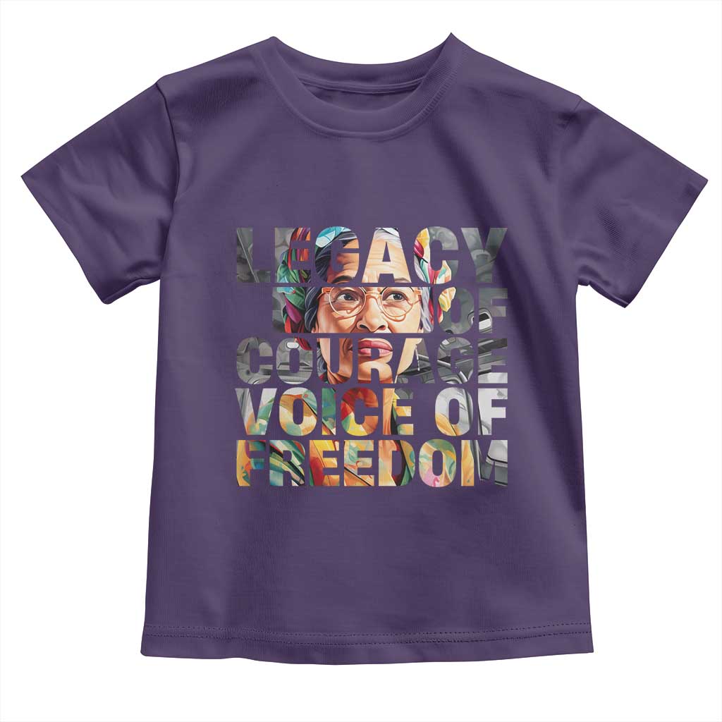 Rosa Parks Toddler T Shirt Legacy Of Courage Voice Of Freedom
