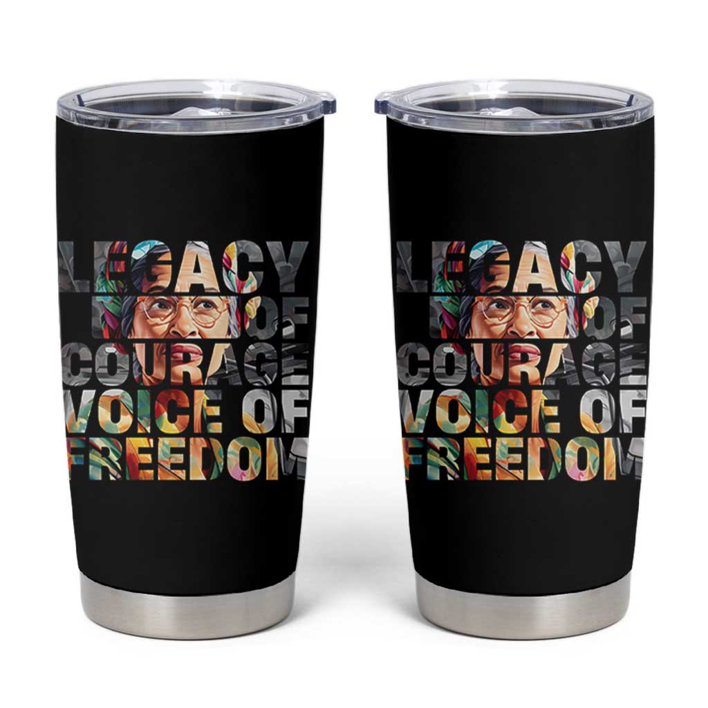 Rosa Parks Tumbler Cup Legacy Of Courage Voice Of Freedom