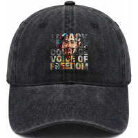 Rosa Parks Washed Cotton Baseball Cap Legacy Of Courage Voice Of Freedom