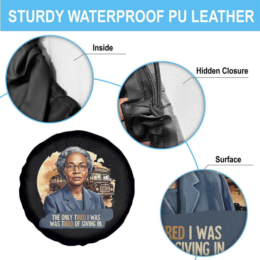 Rosa Parks Tired Of Giving In Spare Tire Cover Civil Rights Activist