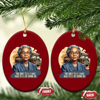 Rosa Parks Tired Of Giving In Ceramic Ornament Civil Rights Activist