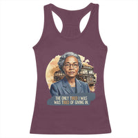 Rosa Parks Tired Of Giving In Racerback Tank Top Civil Rights Activist