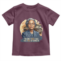 Rosa Parks Tired Of Giving In Toddler T Shirt Civil Rights Activist