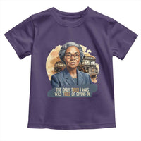 Rosa Parks Tired Of Giving In Toddler T Shirt Civil Rights Activist