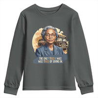 Rosa Parks Tired Of Giving In Youth Sweatshirt Civil Rights Activist