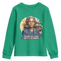 Rosa Parks Tired Of Giving In Youth Sweatshirt Civil Rights Activist
