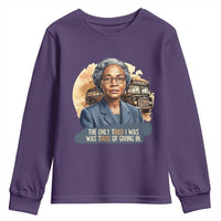 Rosa Parks Tired Of Giving In Youth Sweatshirt Civil Rights Activist