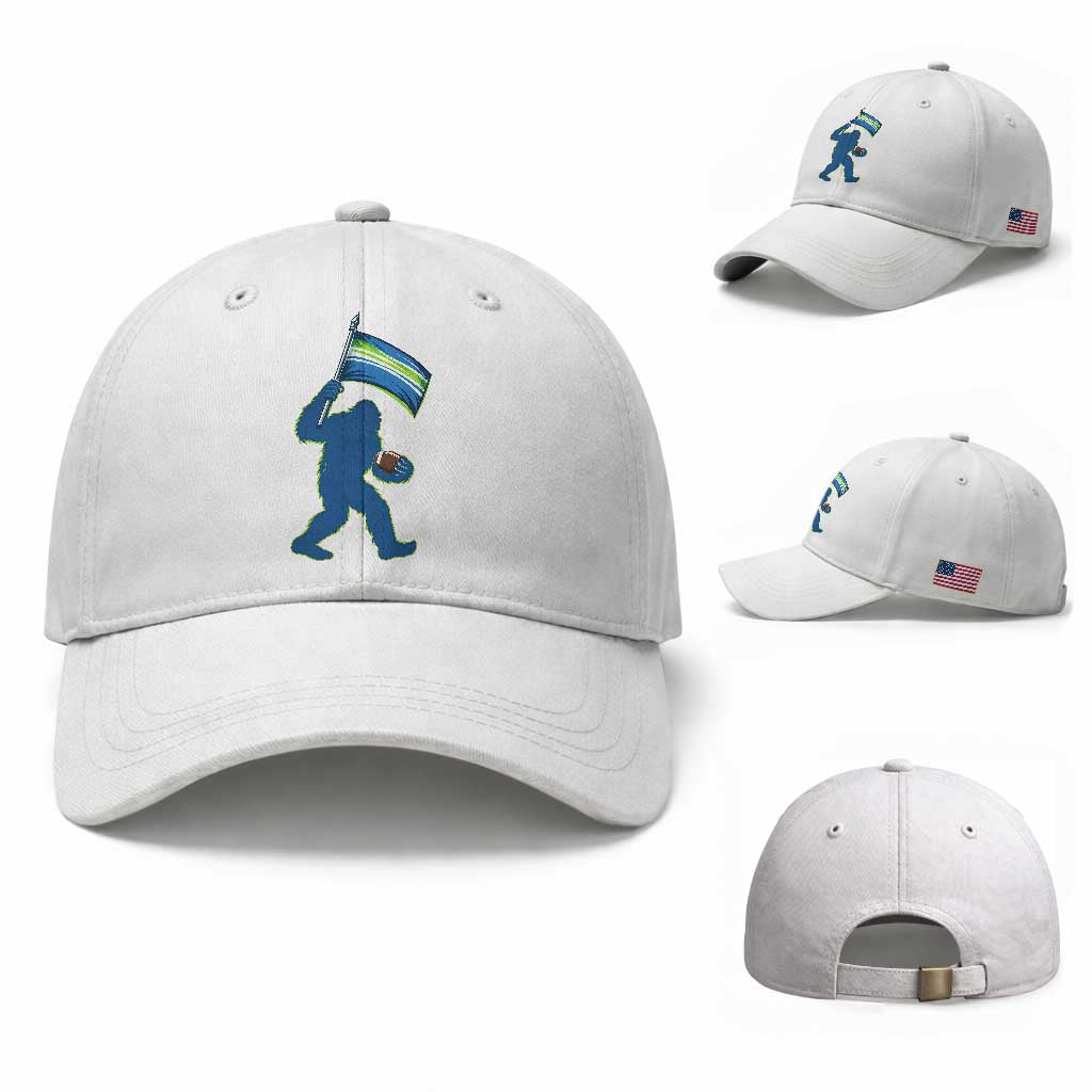 Bigfoot Seattle Sports Fan Baseball Cap Sasquatch 12s Pride Gift