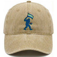 Bigfoot Seattle Sports Fan Washed Cotton Baseball Cap Sasquatch 12s Pride Gift