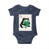 Grumpy Frog Japanese Baby Onesie St Patricks Day Gift