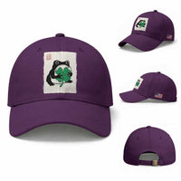 Grumpy Frog Japanese Baseball Cap St Patricks Day Gift