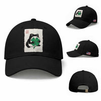 Grumpy Frog Japanese Baseball Cap St Patricks Day Gift