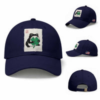 Grumpy Frog Japanese Baseball Cap St Patricks Day Gift