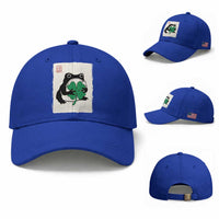 Grumpy Frog Japanese Baseball Cap St Patricks Day Gift