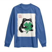 Grumpy Frog Japanese Long Sleeve Shirt St Patricks Day Gift