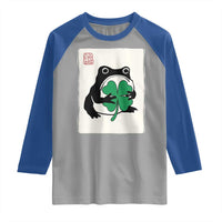 Grumpy Frog Japanese Raglan Shirt St Patricks Day Gift