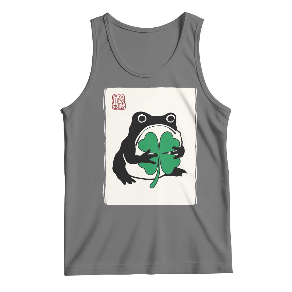 Grumpy Frog Japanese Tank Top St Patricks Day Gift