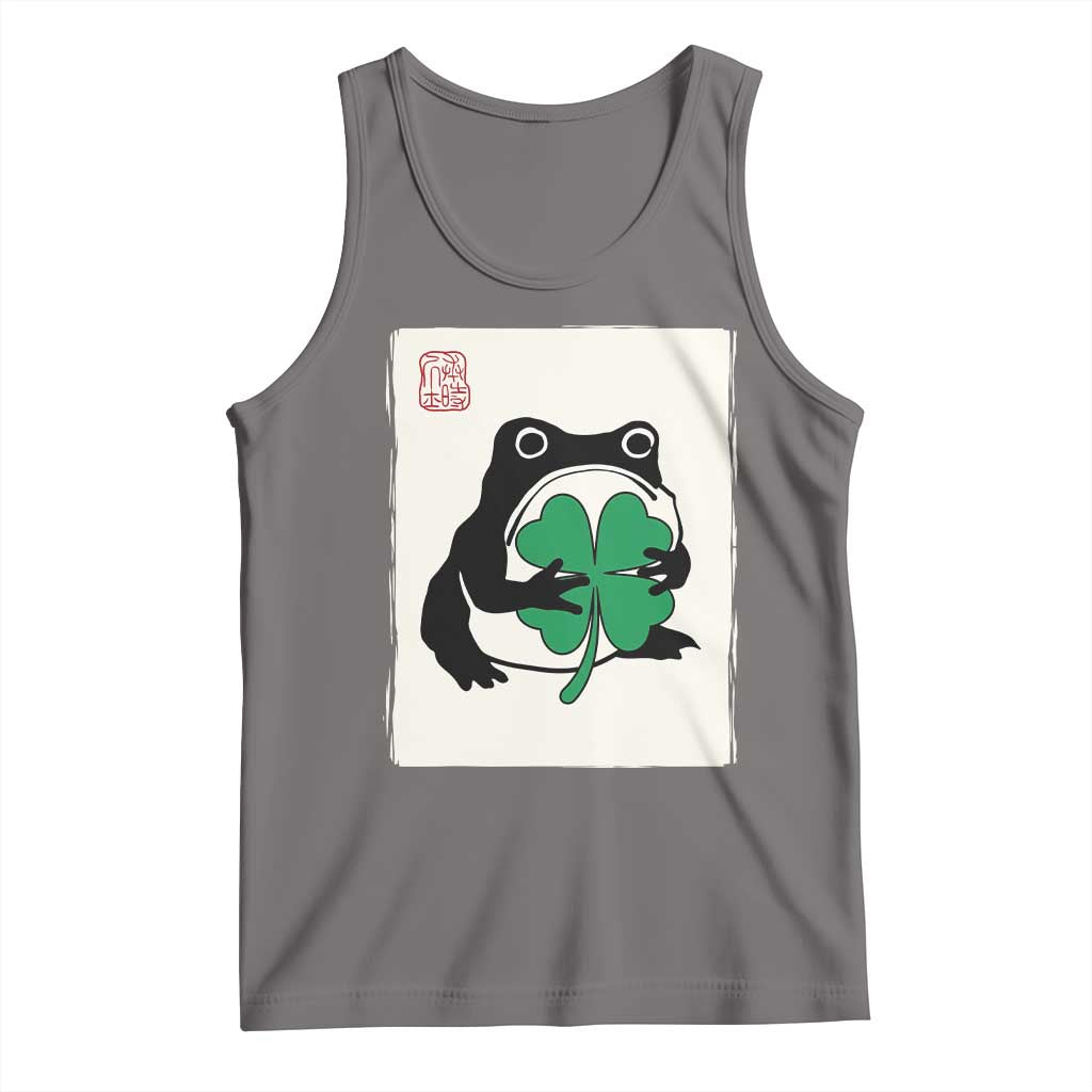 Grumpy Frog Japanese Tank Top St Patricks Day Gift