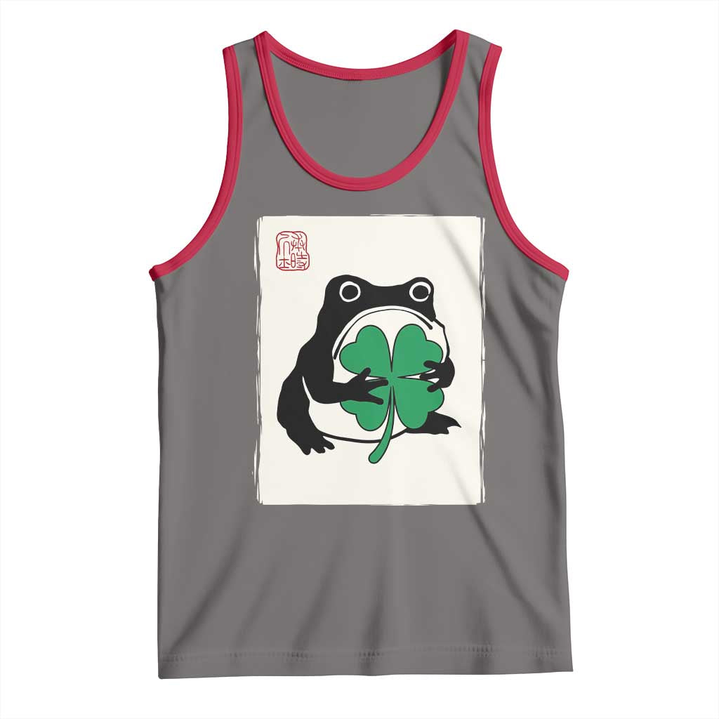 Grumpy Frog Japanese Tank Top St Patricks Day Gift