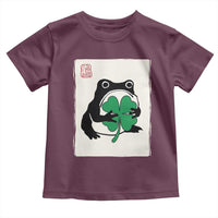 Grumpy Frog Japanese Toddler T Shirt St Patricks Day Gift