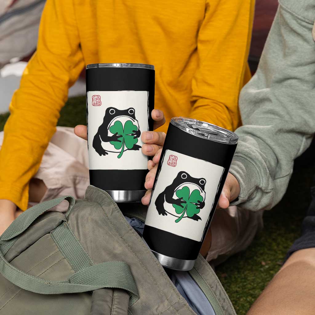 Grumpy Frog Japanese Tumbler Cup St Patricks Day Gift