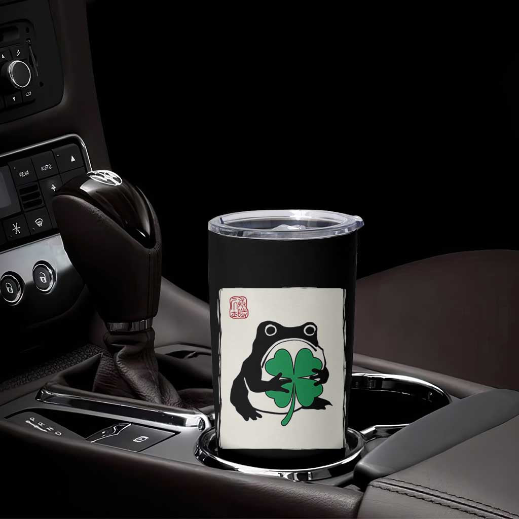 Grumpy Frog Japanese Tumbler Cup St Patricks Day Gift