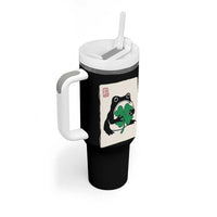 Grumpy Frog Japanese Tumbler With Handle St Patricks Day Gift