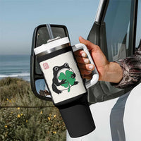 Grumpy Frog Japanese Tumbler With Handle St Patricks Day Gift
