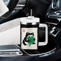 Grumpy Frog Japanese Tumbler With Handle St Patricks Day Gift