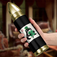 Vintage Japanese Grumpy Frog Bullet Tumbler Lucky St Paddys Day