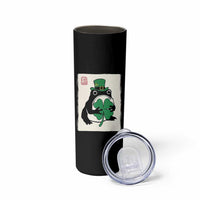 Vintage Japanese Grumpy Frog Skinny Tumbler Lucky St Paddys Day
