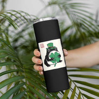 Vintage Japanese Grumpy Frog Skinny Tumbler Lucky St Paddys Day