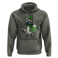 Funny Raccoon Rock On Hoodie St Patricks Day Gift