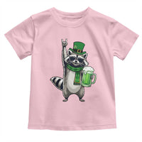 Funny Raccoon Rock On Toddler T Shirt St Patricks Day Gift