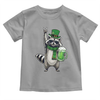 Funny Raccoon Rock On Toddler T Shirt St Patricks Day Gift