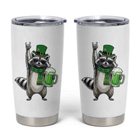 Funny Raccoon Rock On Tumbler Cup St Patricks Day Gift
