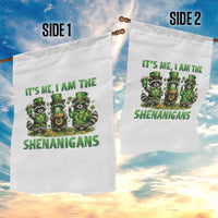 I Am The Shenanigans Garden Flag Funny Irish Raccoon St Patricks Day